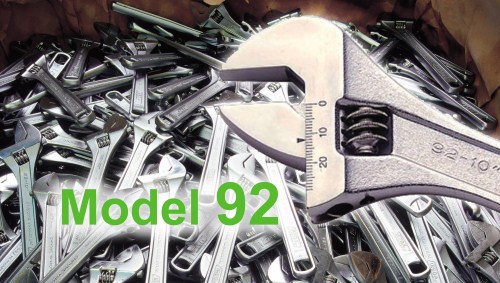 Irega Adjustable Wrenches - Model 92 Right turning