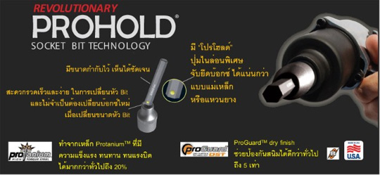 ProHold Socket bits