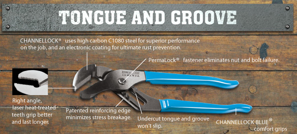 Tongue and groove pliers