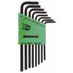 BONDHUS Star Tip L-Wrench Set with ProGuard finish